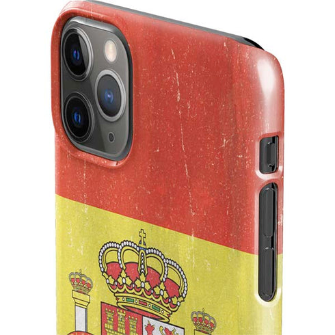 Spain Flag Distressed iPhone 11 Pro Max Lite Case